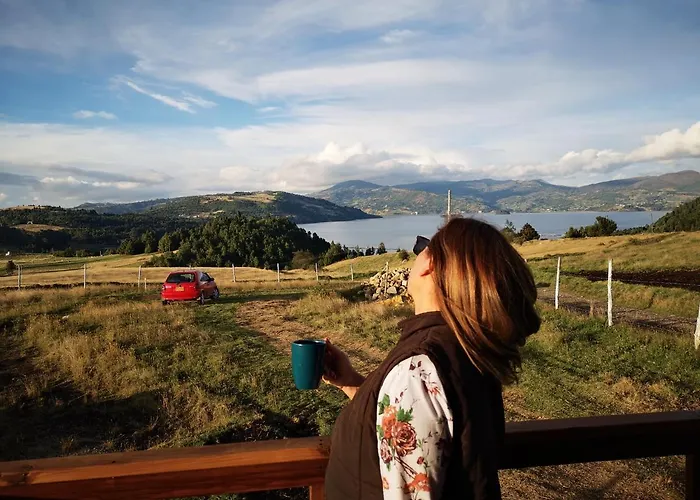 Cabana Con Vista A La Laguna De Tota